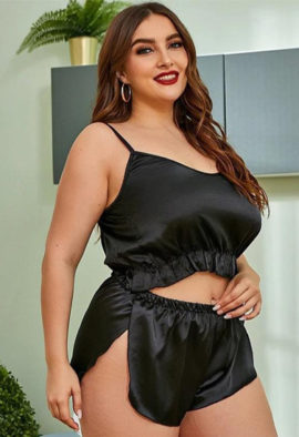 Extra Plus Size Cami top shorts set.jpg