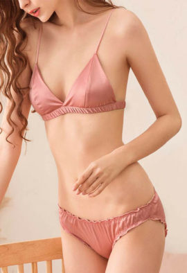 Silk Satin Bra Brief Classy Lingerie