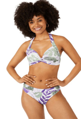 Women's Side Tie Halter Neck Bikini
