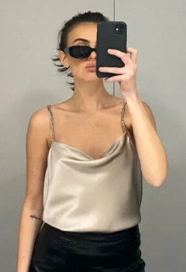 Silk Satin Sexy Strap Camisole