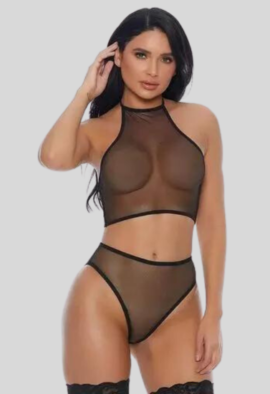 Seductive Lace Babydoll Nightwear for Her